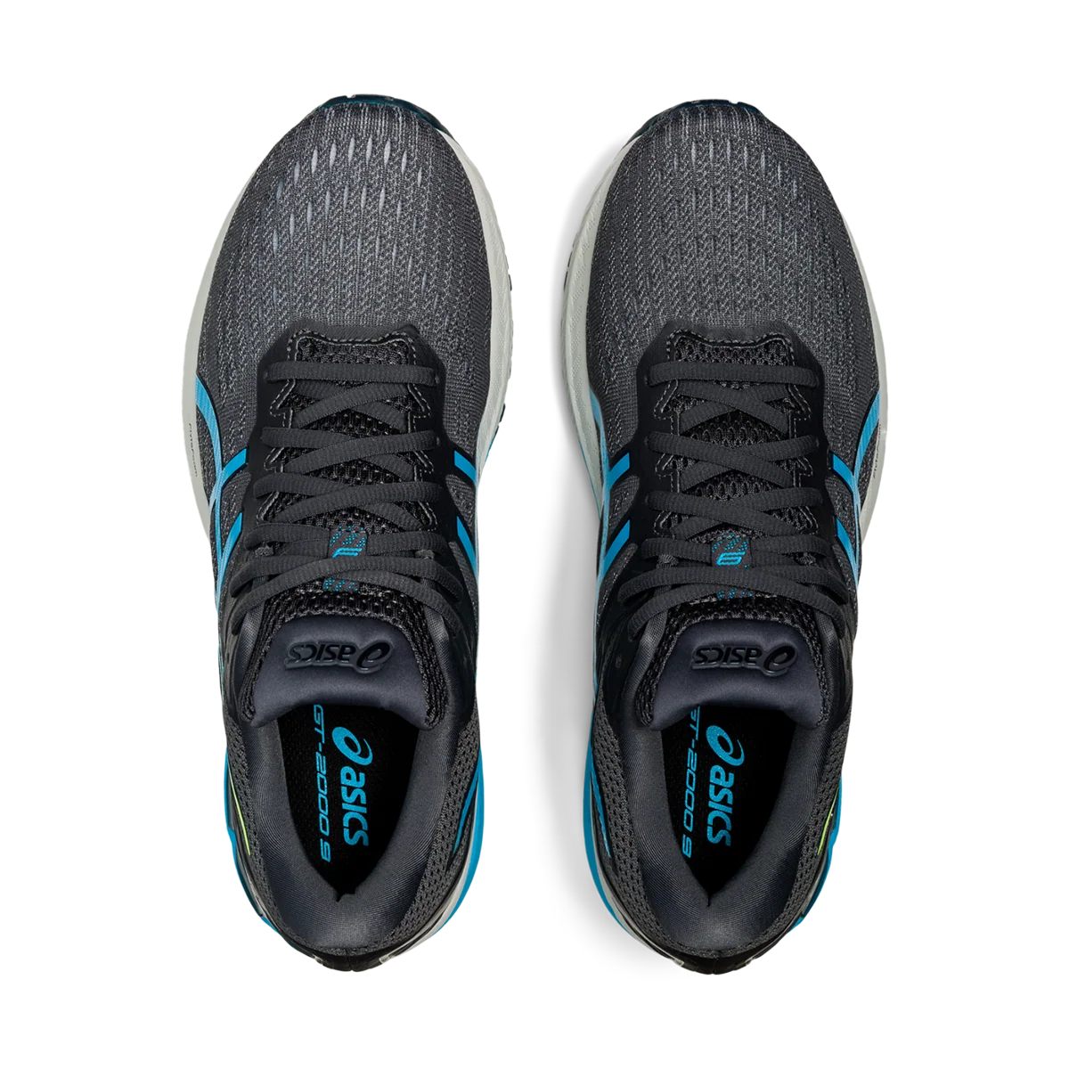 Asics GT 2000 9 - Carrier Grey - Digital Aqua