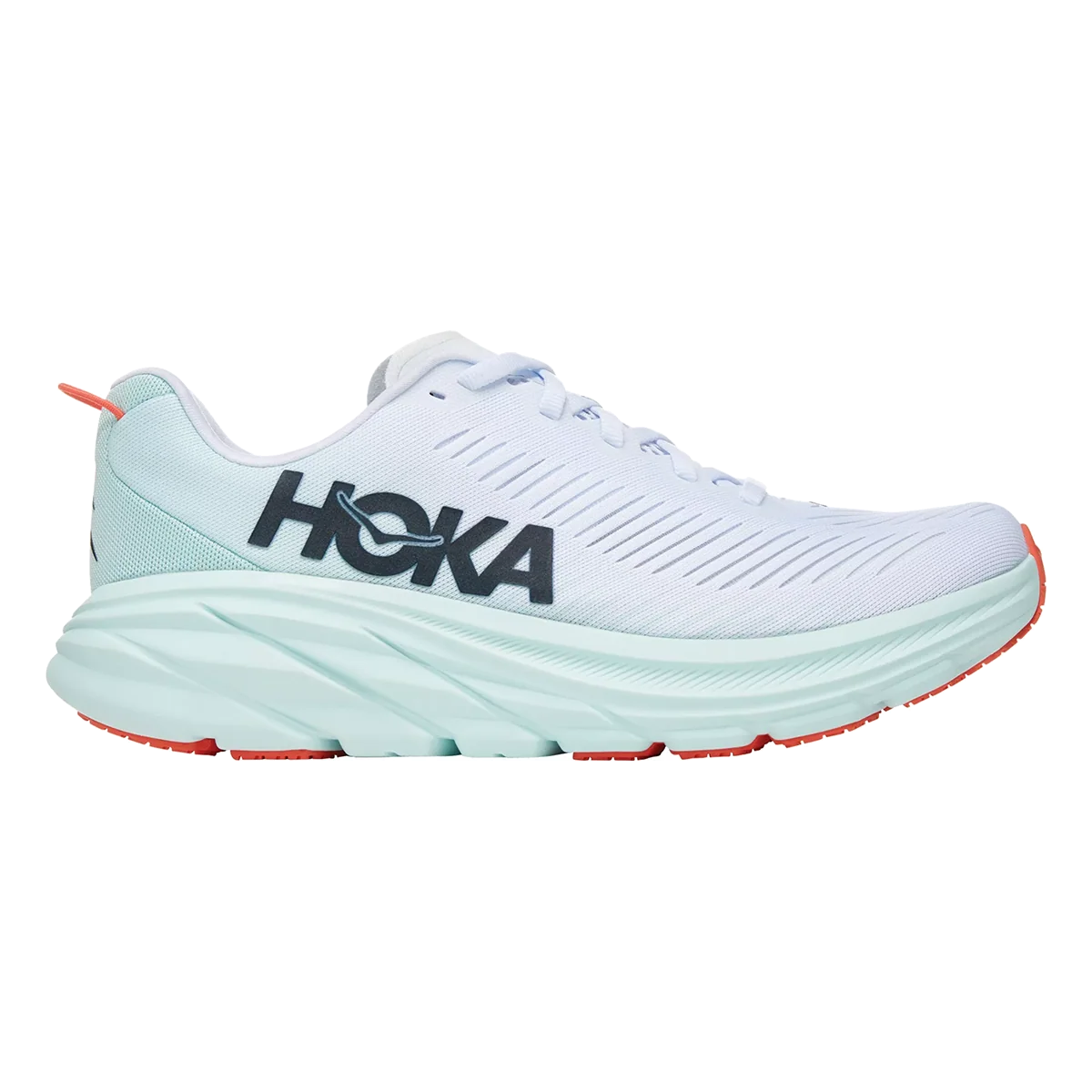 Hoka Rincon 3 - White - Blue Glass