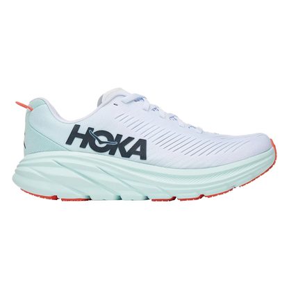 Hoka Rincon 3 - White - Blue Glass