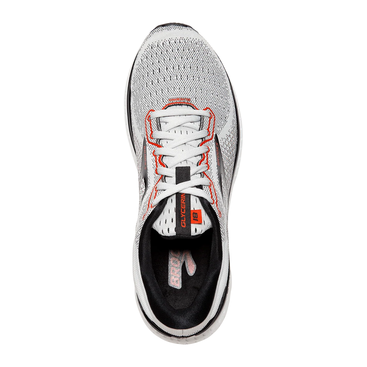 Brooks Glycerin 18 - Grey - Black - Red
