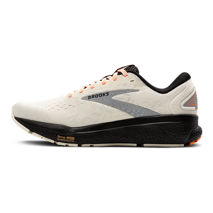 Brooks Ghost 16 - Ecru - Orange - Black