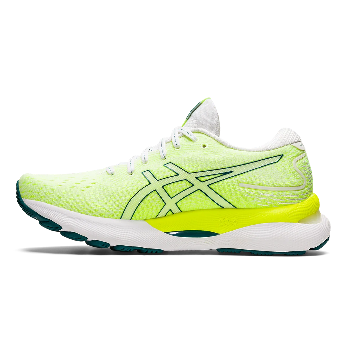 Asics Gel Nimbus 24 - White - Velvet Pine