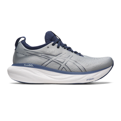 Asics Gel Nimbus 25 - Sheet Rock - Indigo Blue
