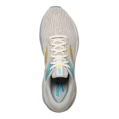 Brooks Ghost 16 - Coconut - Blue - Yellow