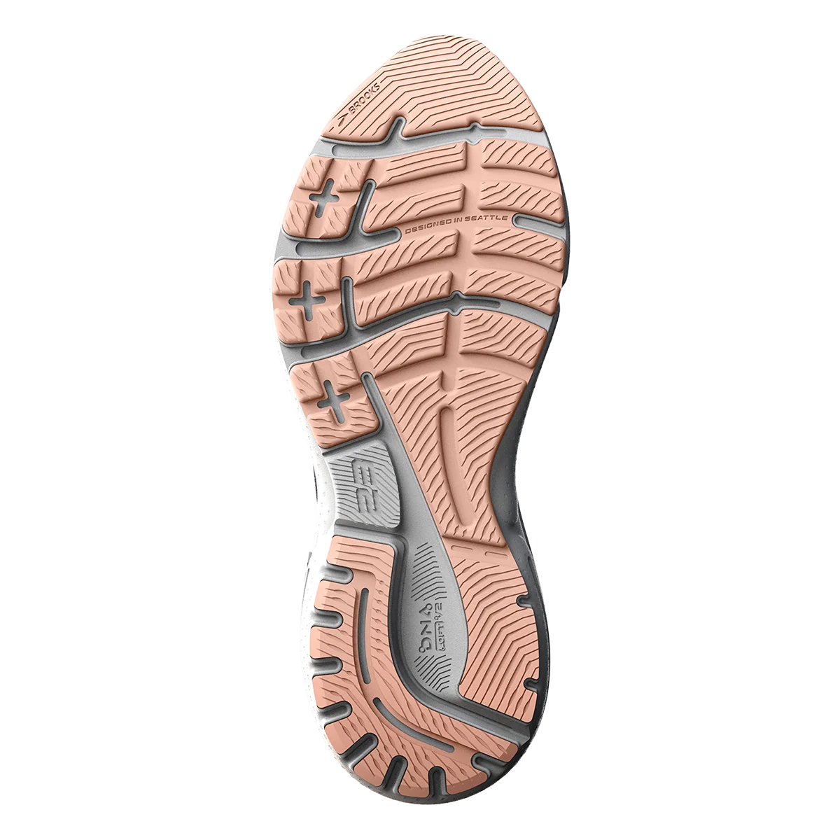 Brooks Adrenaline GTS 23 - Peacoat - Tangerine - Peach