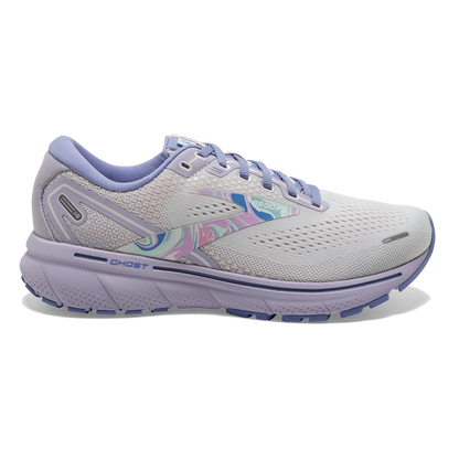 Brooks Ghost 14 - White - Purple - Barely Pink