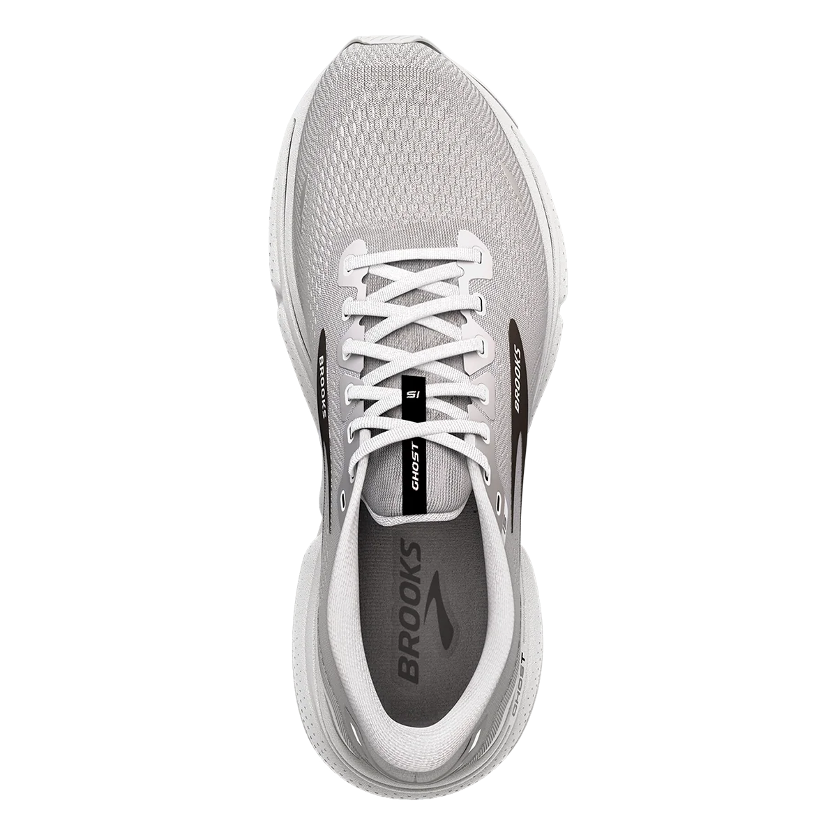 Brooks Ghost 15 - Alloy - Oyster - Black