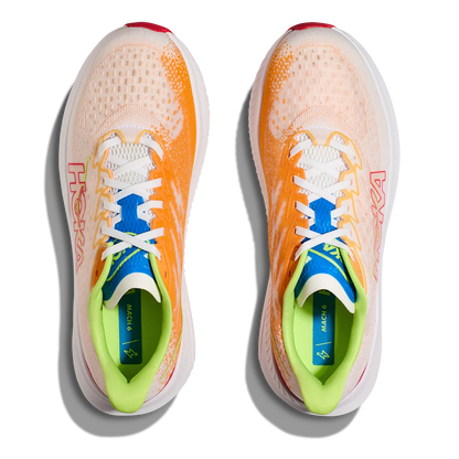 Hoka Mach 6 - White - Solar Flare