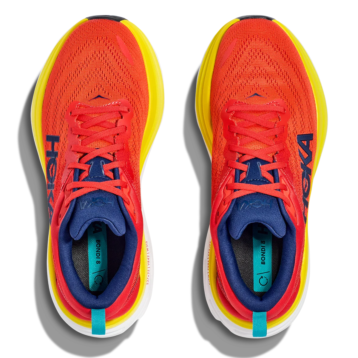 Hoka Bondi 8 - Red Alert - Flame