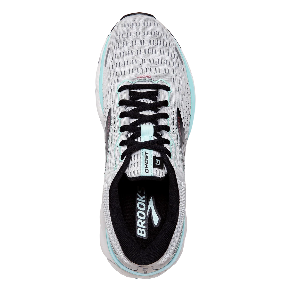 Brooks Ghost 13 - Grey - Atlantis - Black