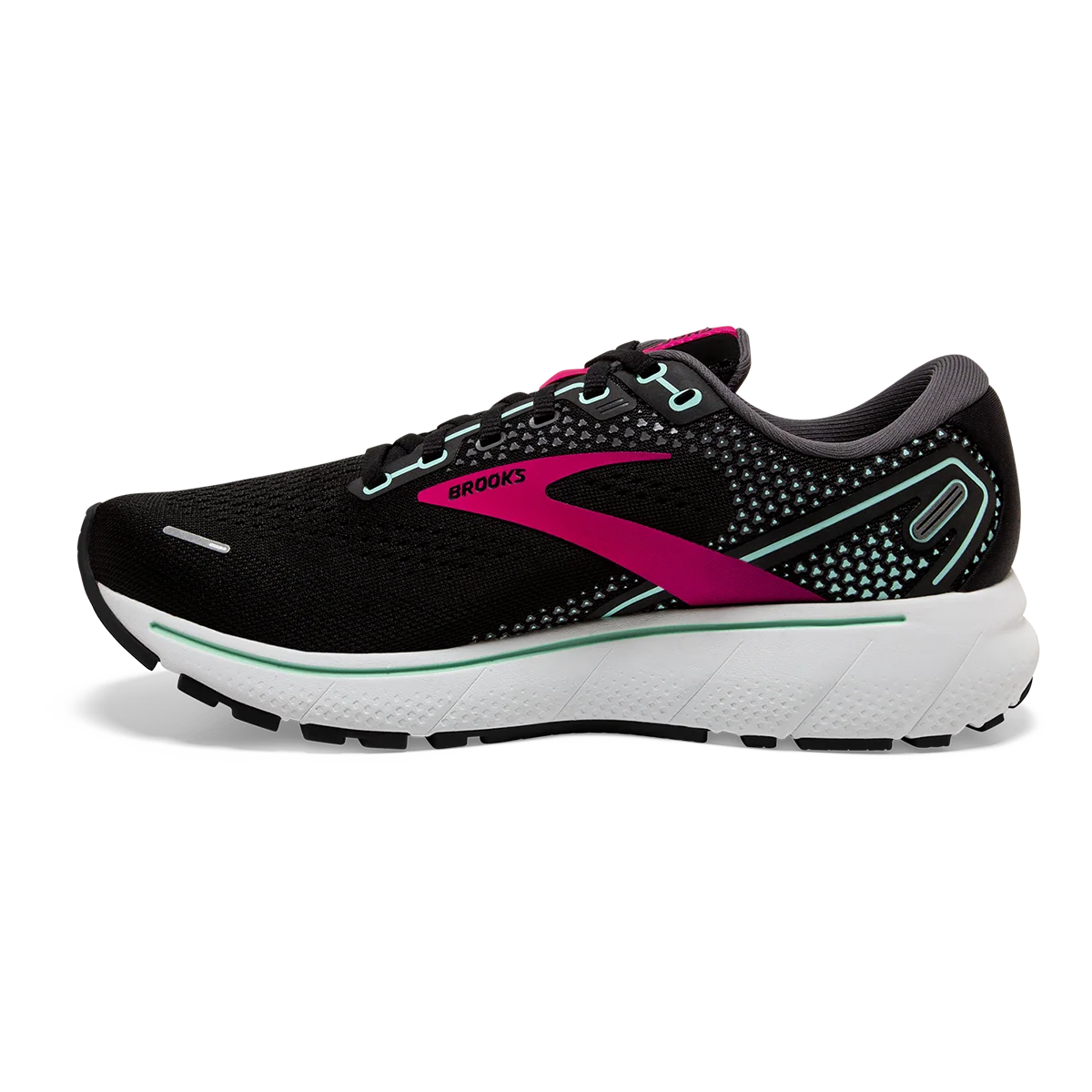 Brooks Ghost 14 - Black - Pink - Yucca