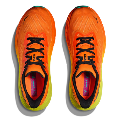 Hoka Arahi 7 - Electric Tangerine - Black