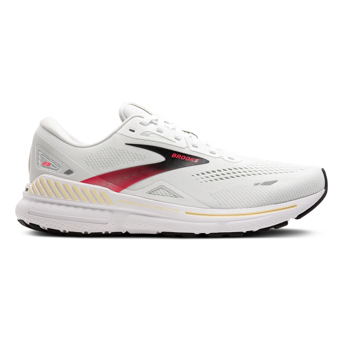 Brooks Adrenaline GTS 23 - White - Cream - Pink