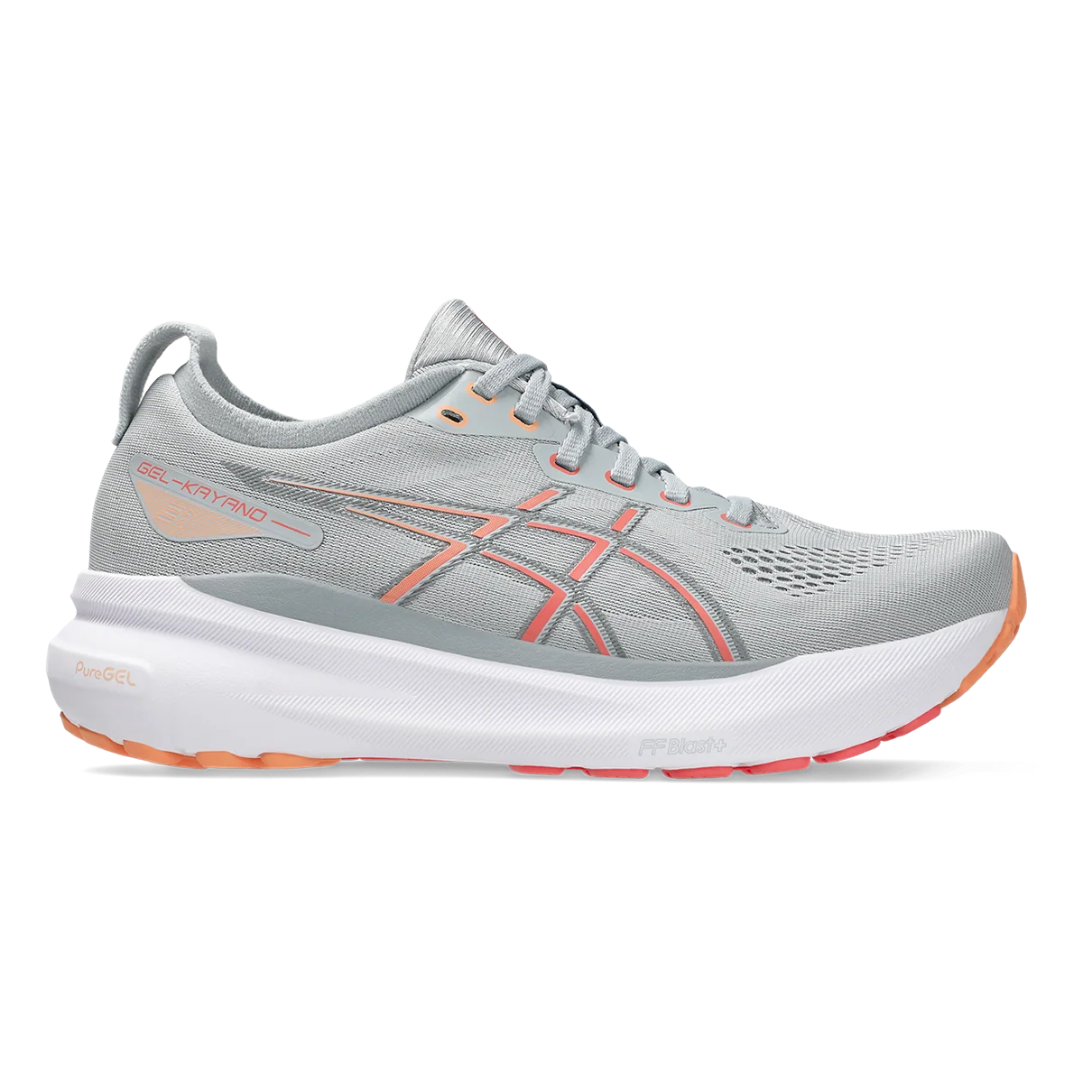 Asics Gel Kayano 31 - Piedmont Grey - Papaya