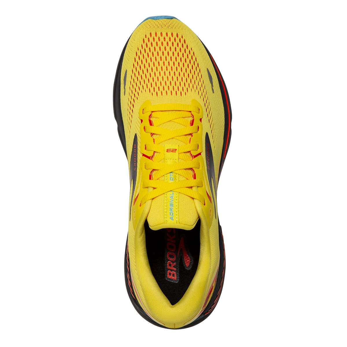 Brooks Adrenaline GTS 23 - Yellow - Foraged Iron - Orange