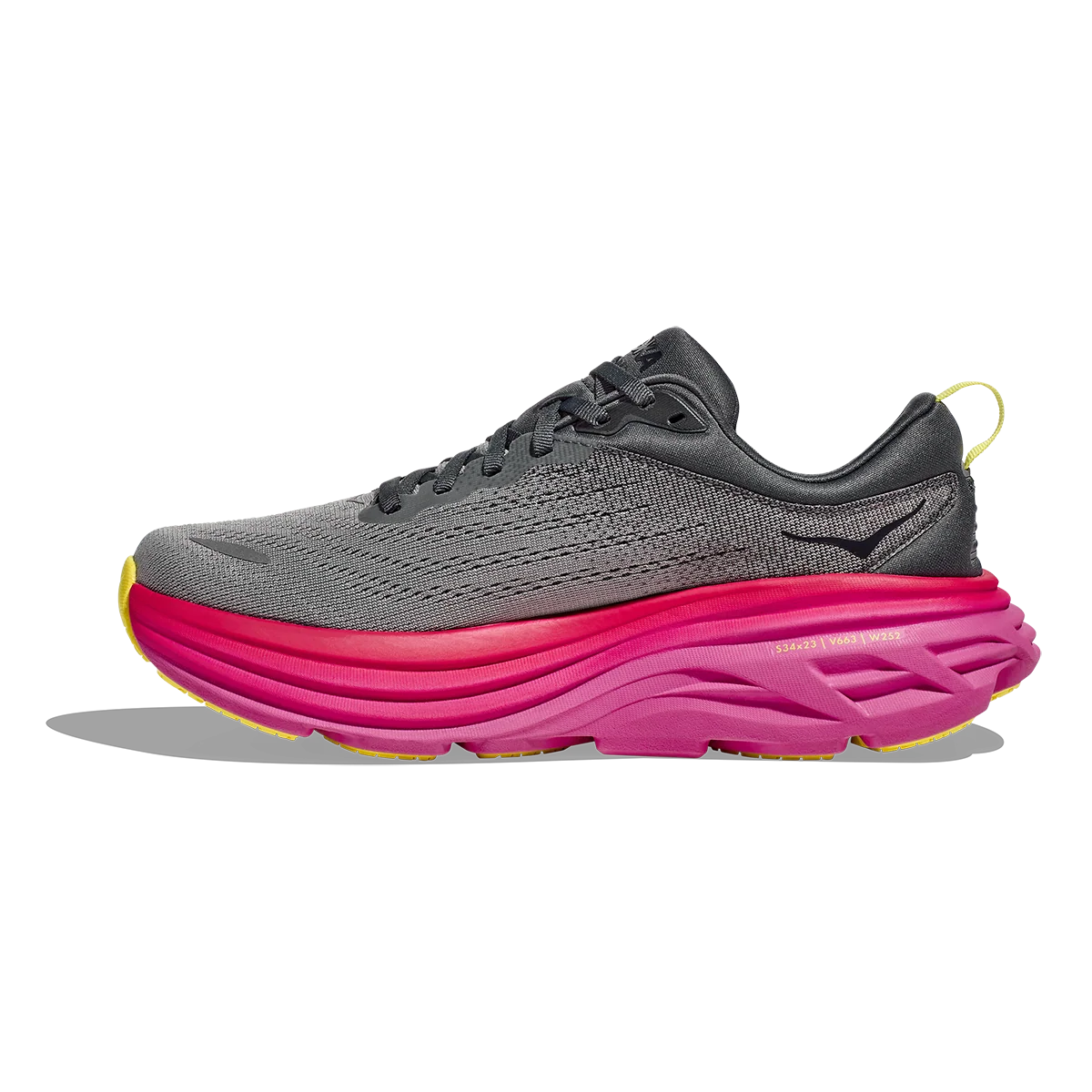 Hoka Bondi 8 - Castlerock - Strawberry