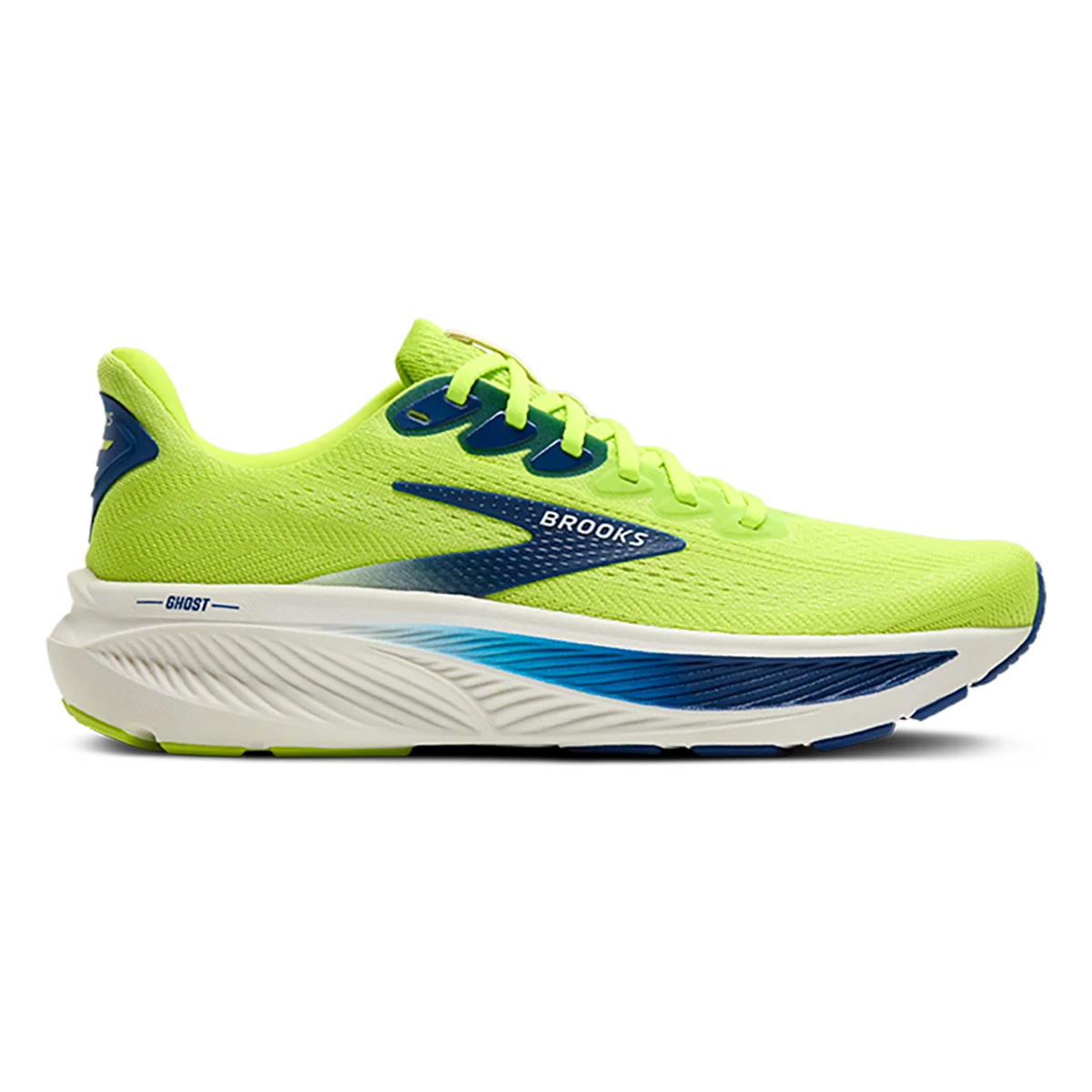Brooks Ghost 17 Acid Lime - Navy - White
