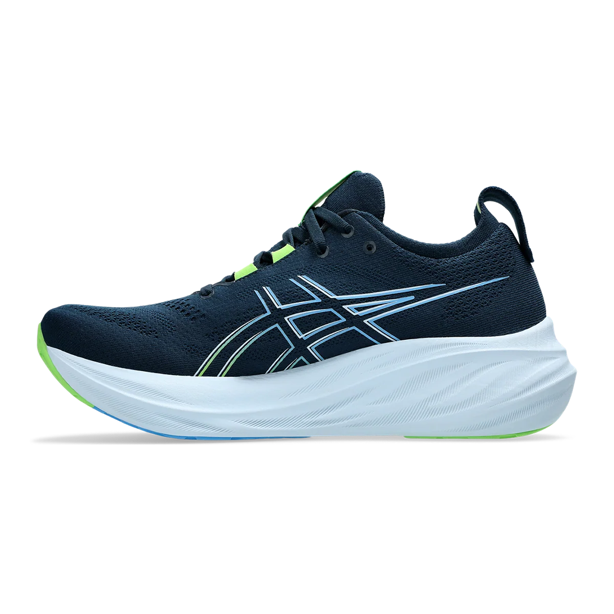 Asics Gel Nimbus 26 - French Blue - Electric Lime