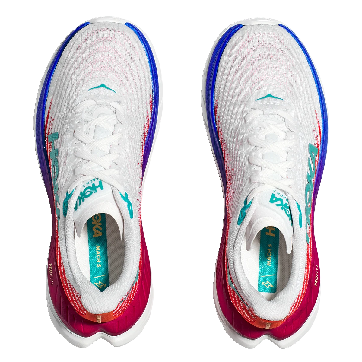 Hoka Mach 5 - White - Flame