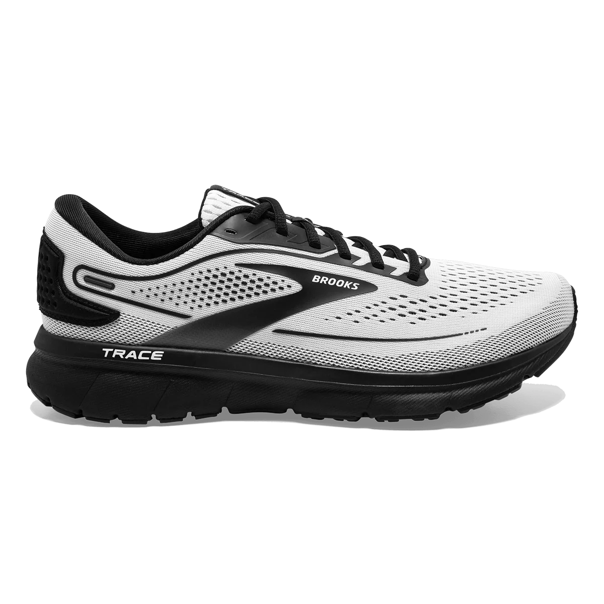 Brooks Trace 2 - White - Black