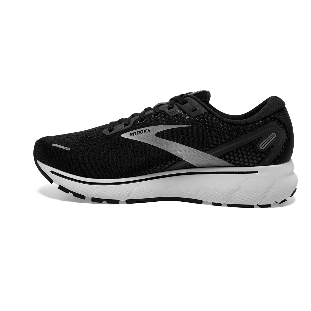 Brooks Ghost 14 - Black - White - Silver