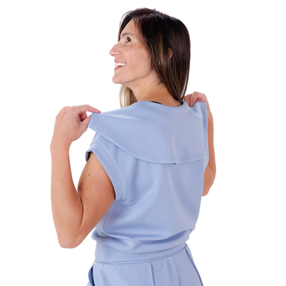 F2R Softlite Shortsleeve 1/2 Zip W Oversized Collar