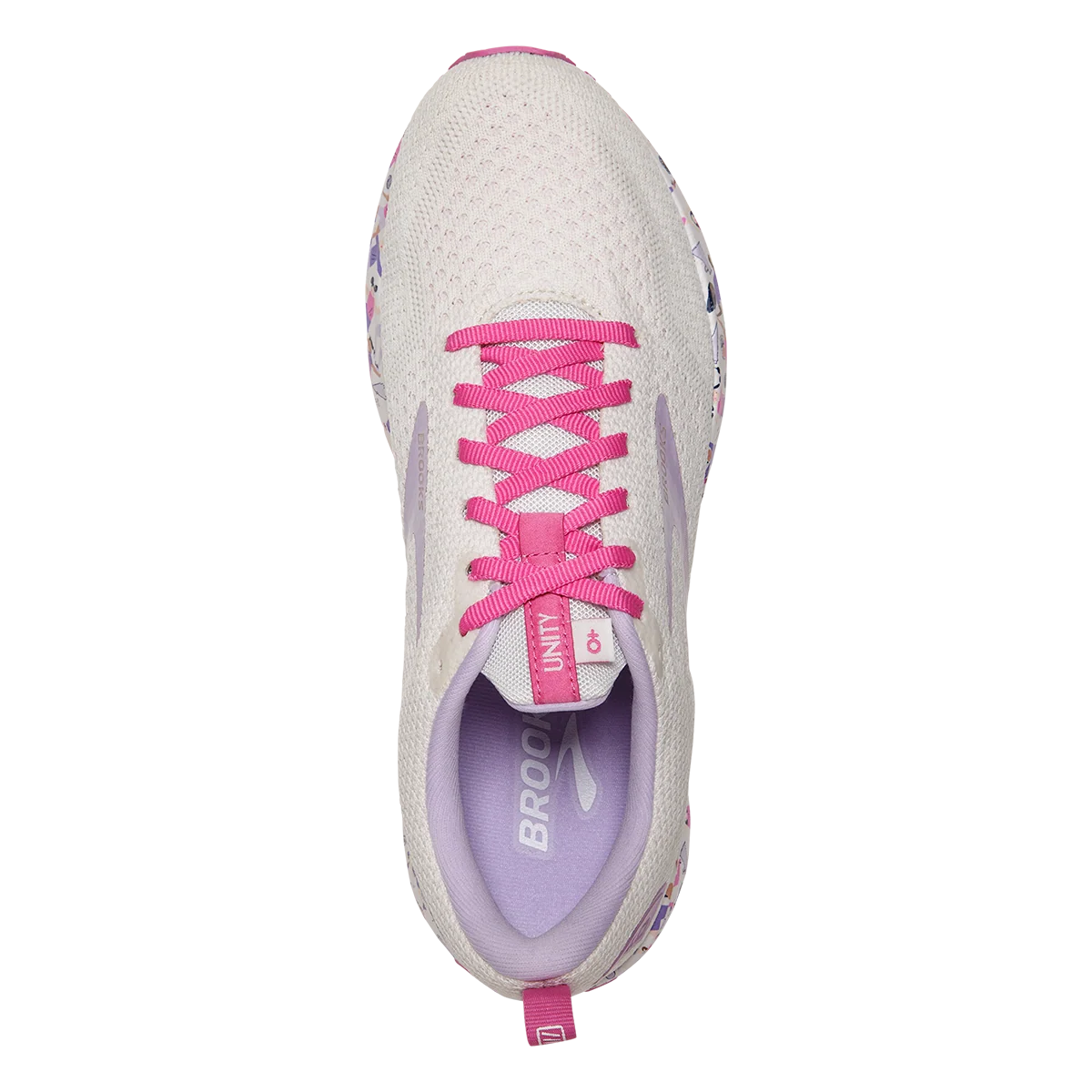 Brooks Revel 4 - White - Lilac - Pink