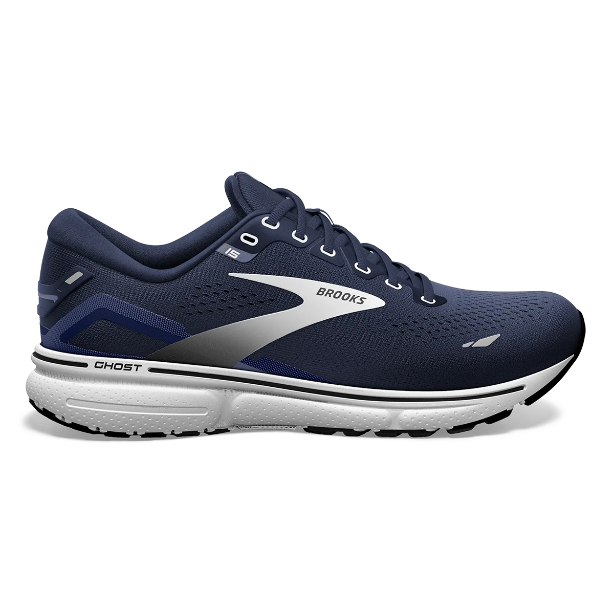 Brooks Ghost 15 - Peacoat - Silver - White