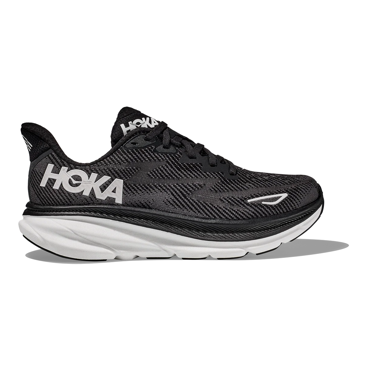 Hoka Clifton 9 - Black - White
