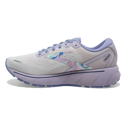 Brooks Ghost 14 - White - Purple - Barely Pink