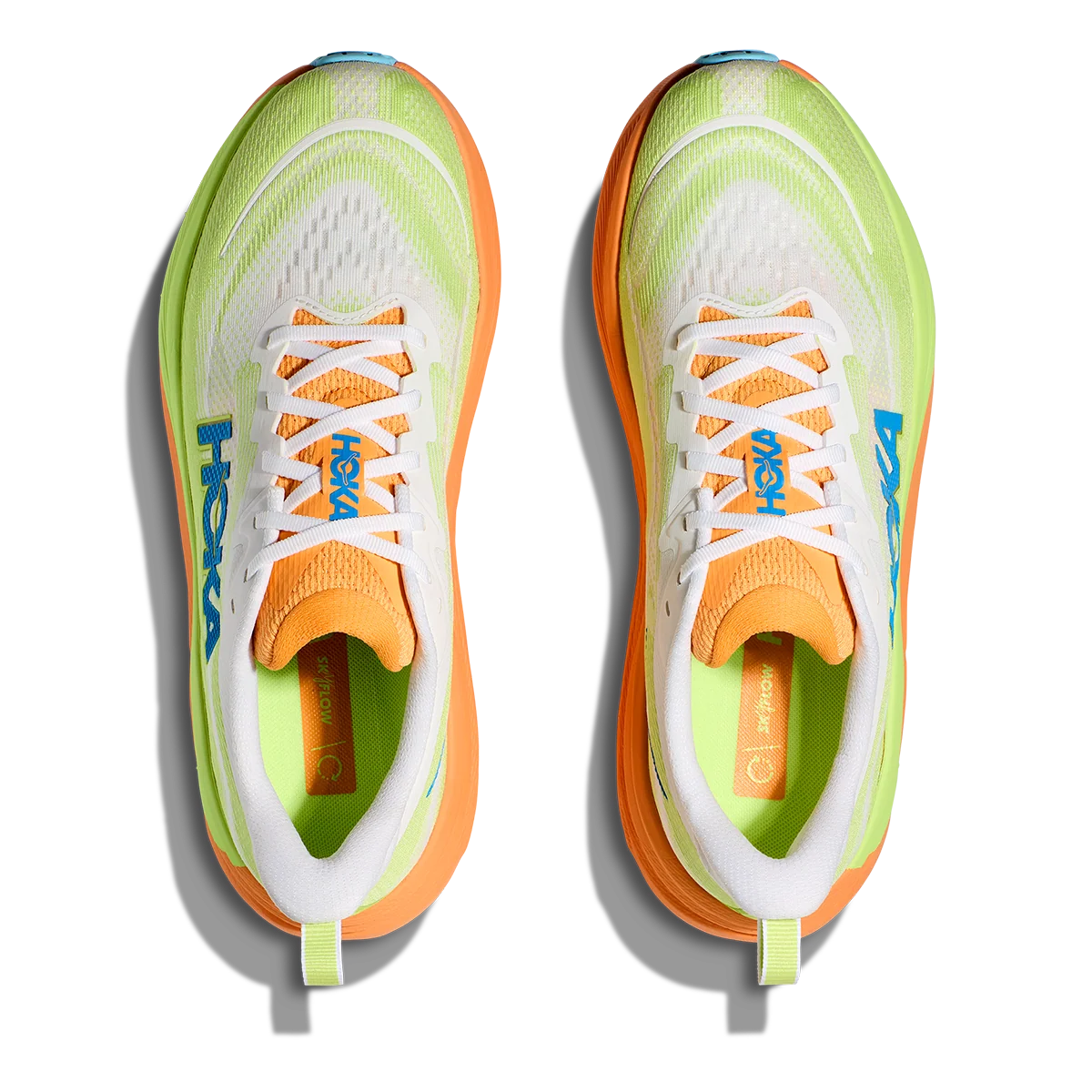 Hoka Skyflow - Frost - Solar Flare