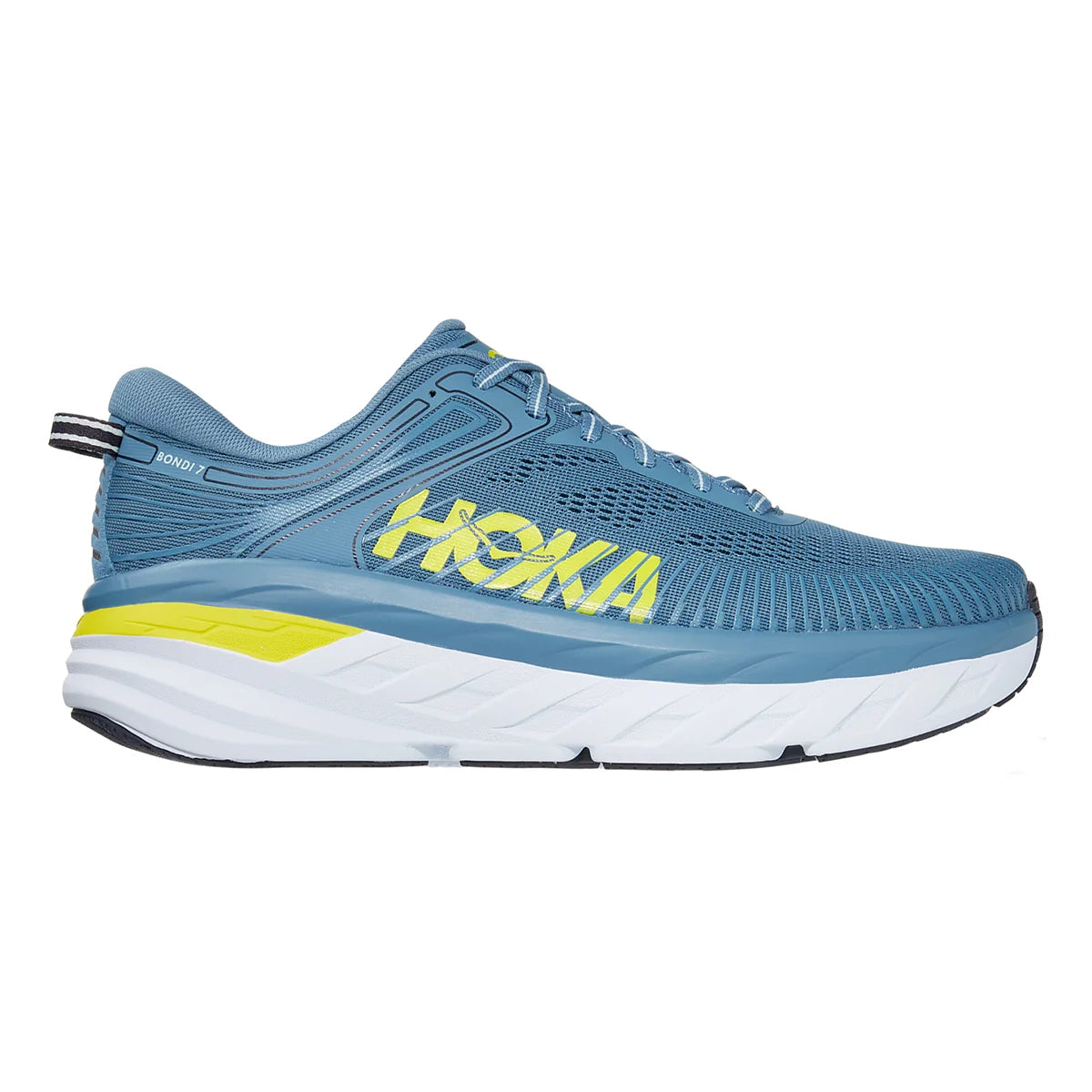 Hoka Bondi 7 - Provincial Blue - Citrus