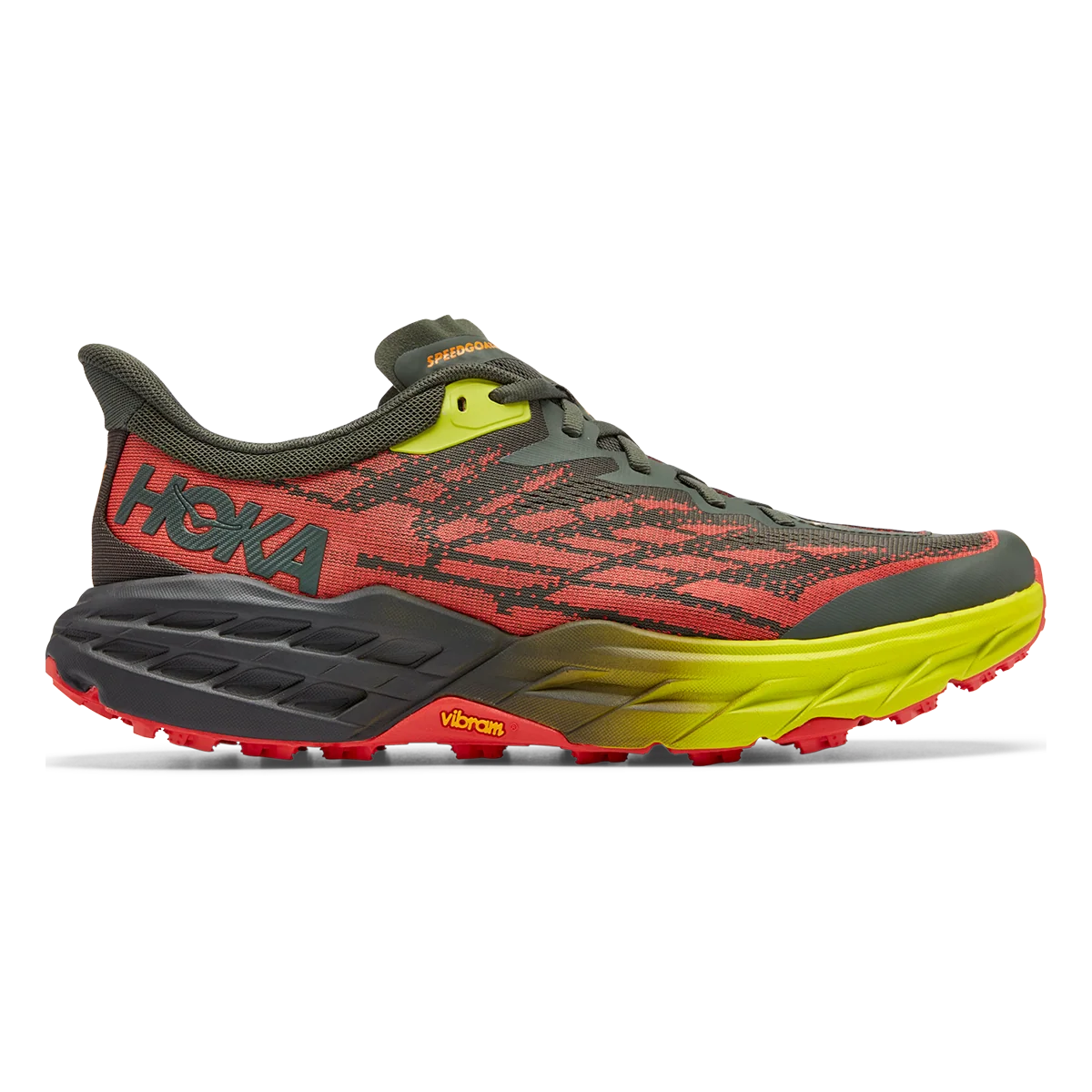 Hoka Speedgoat 5 - Thyme - Fiesta