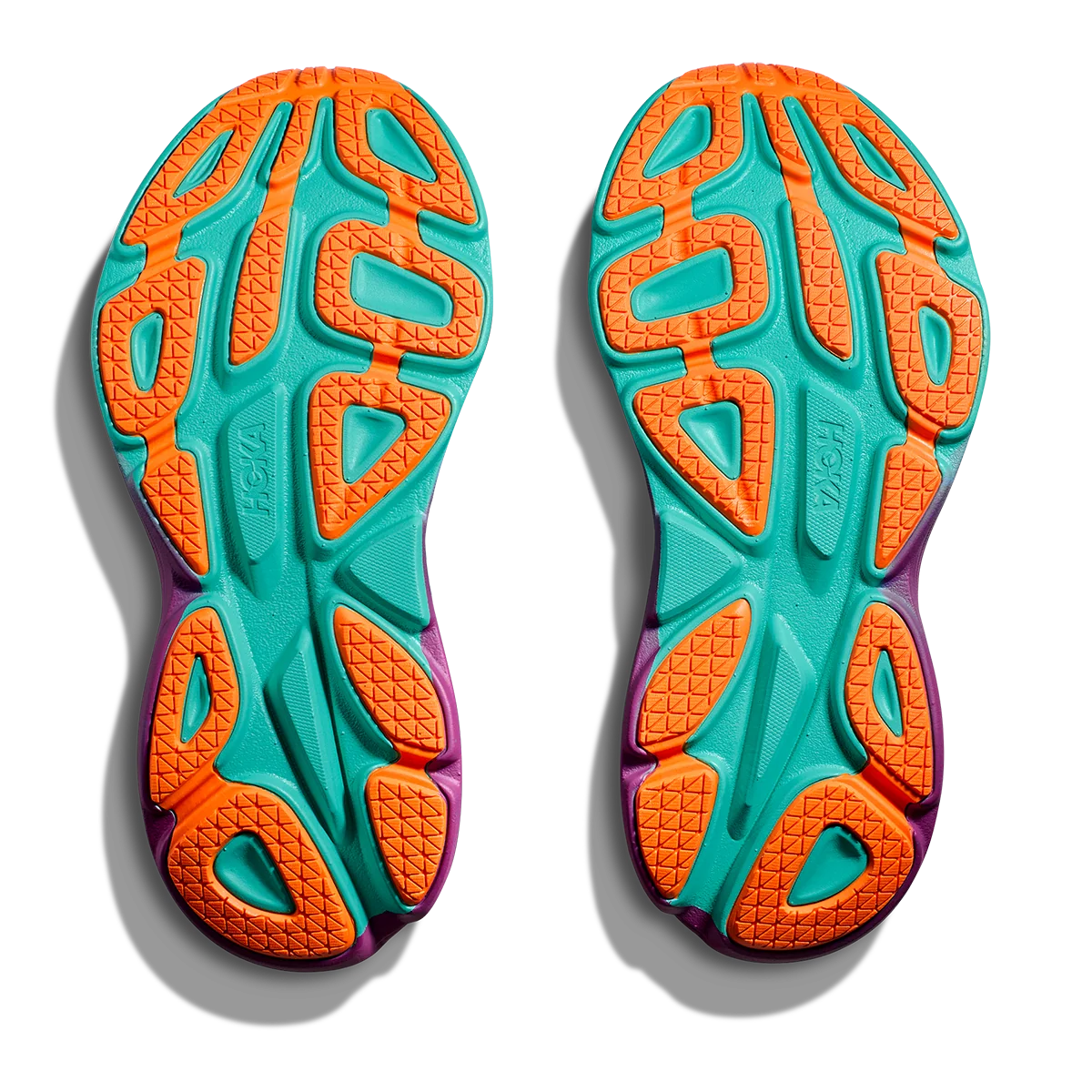 Hoka Bondi 8 - Electric Aqua - Black