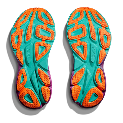 Hoka Bondi 8 - Electric Aqua - Black