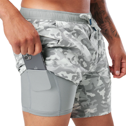 Nathan Printed Essential 7" Short