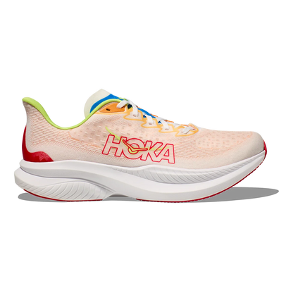 Hoka Mach 6 - White - Solar Flare