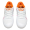 White - Black - Vermillion Orange