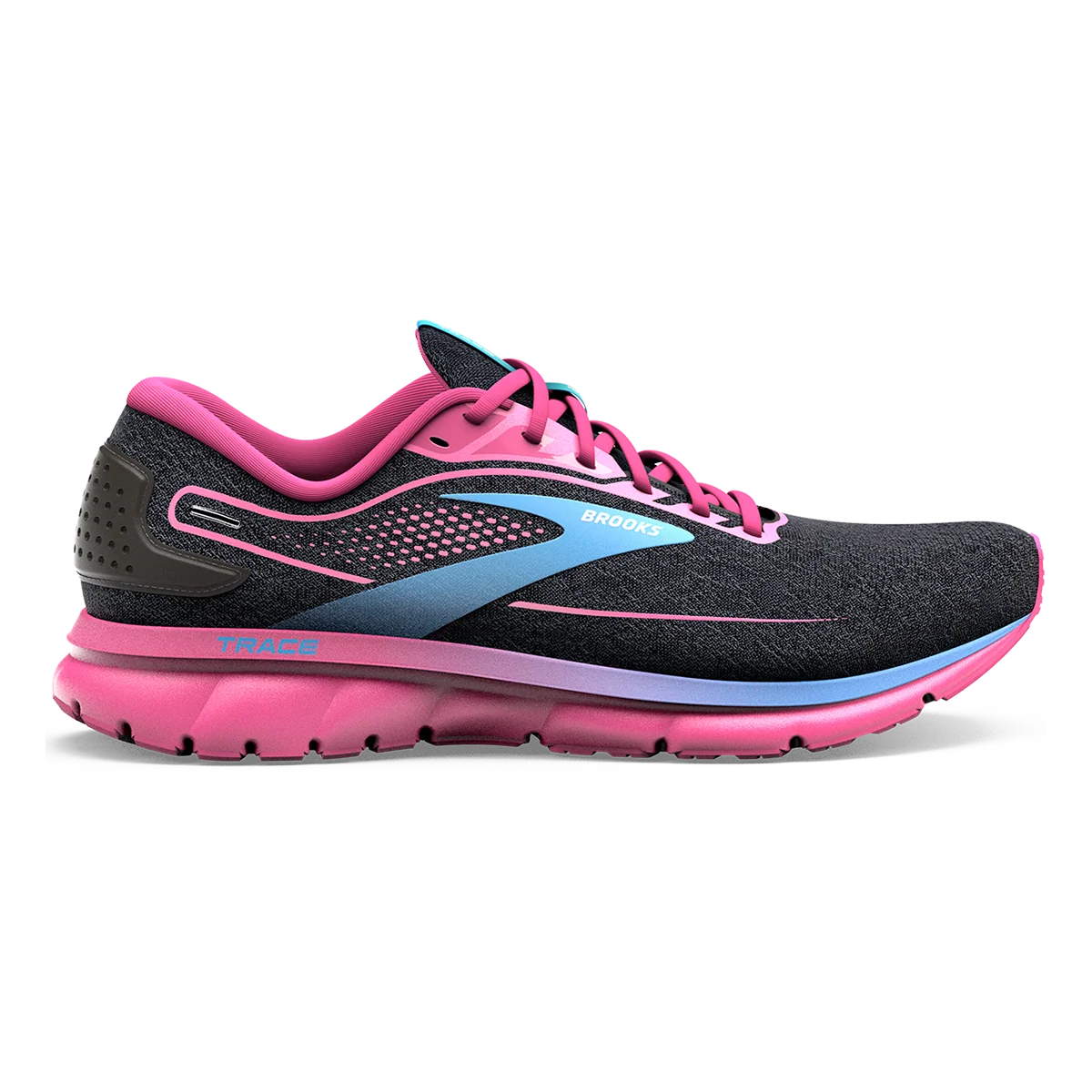Brooks Trace 2 - Black - Marina - Lilac Rose
