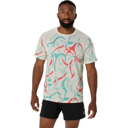 Asics Road All Over Print Shortsleeve Tee