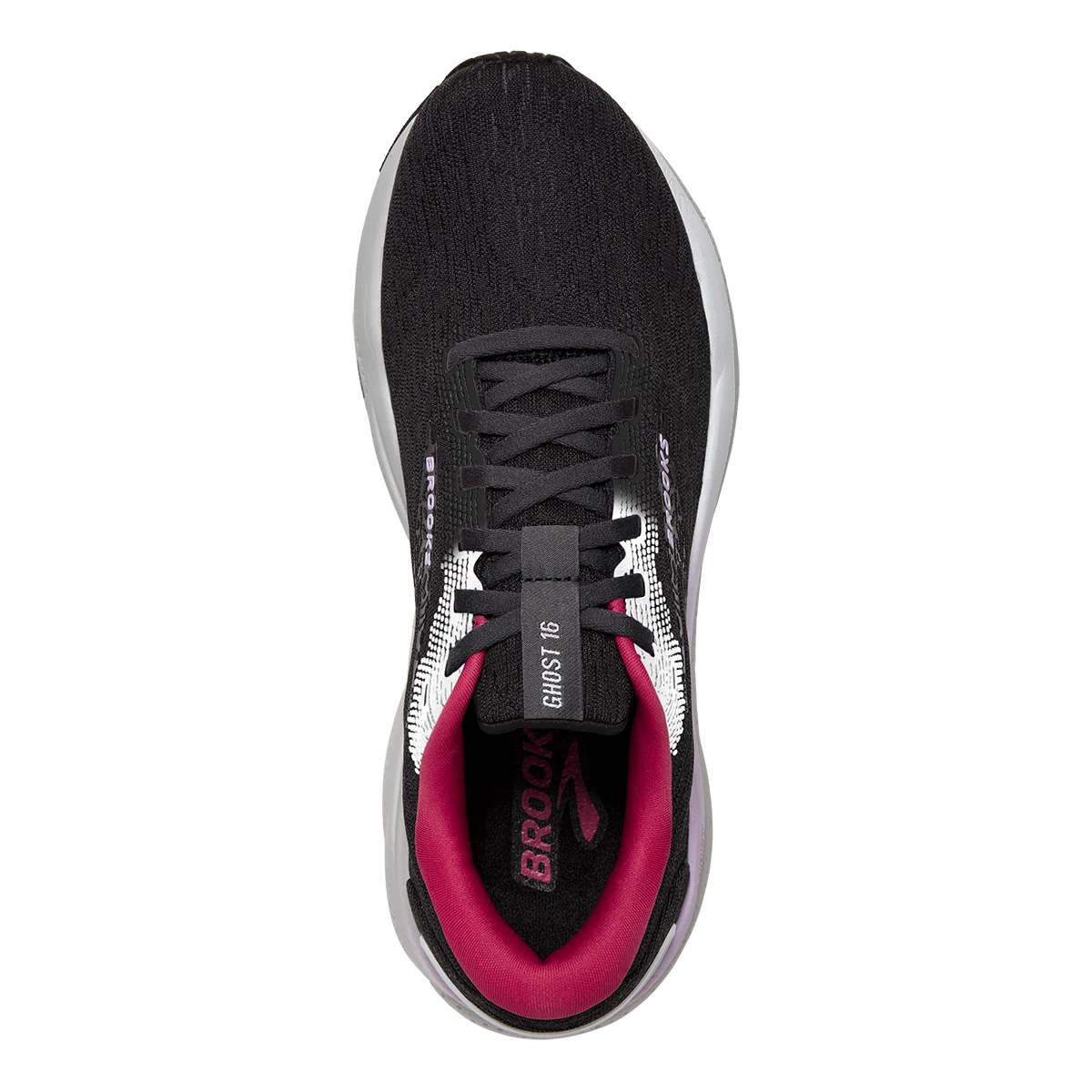 Brooks Ghost 16 - Black - Ebony - Raspberry