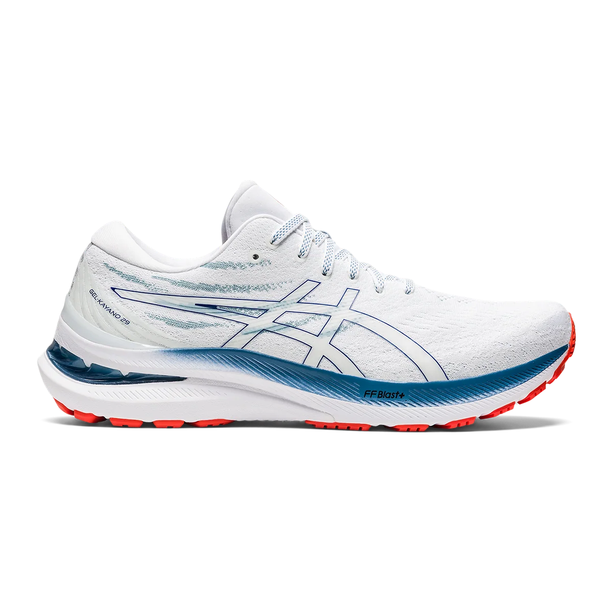 Asics Gel Kayano 29 - White - Deep Ocean