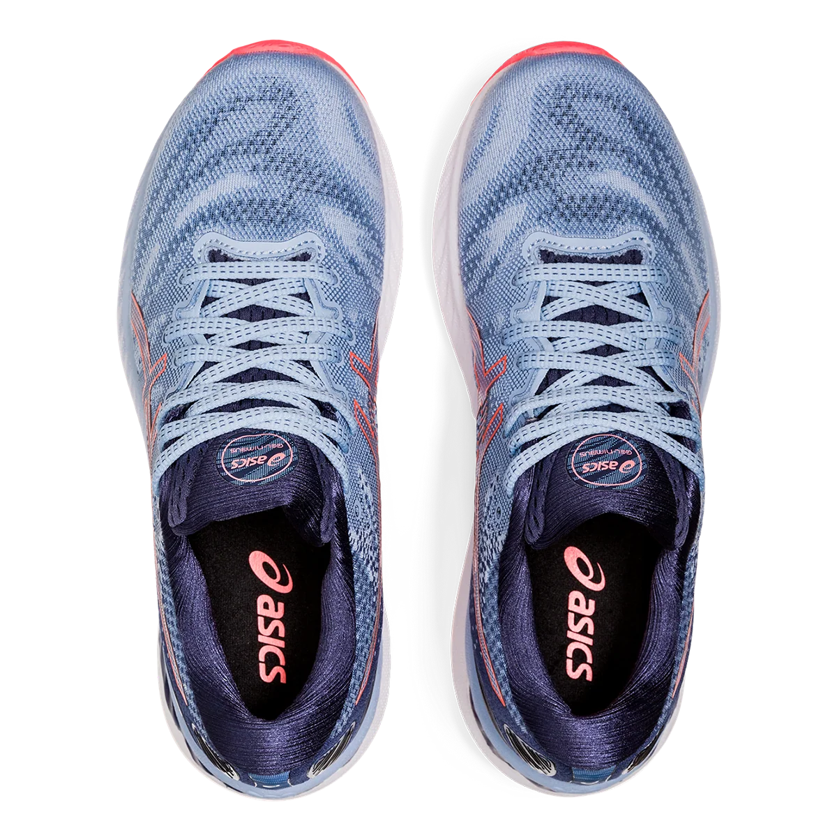 Asics Nimbus 23 - Mist - Blazing Coral