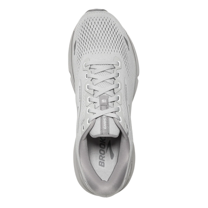 Brooks Ghost 15 - Oyster - Alloy - White