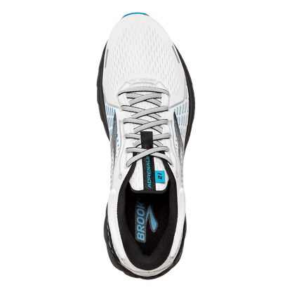 Brooks Adrenaline GTS 21 - White - Grey - Atomic Blue