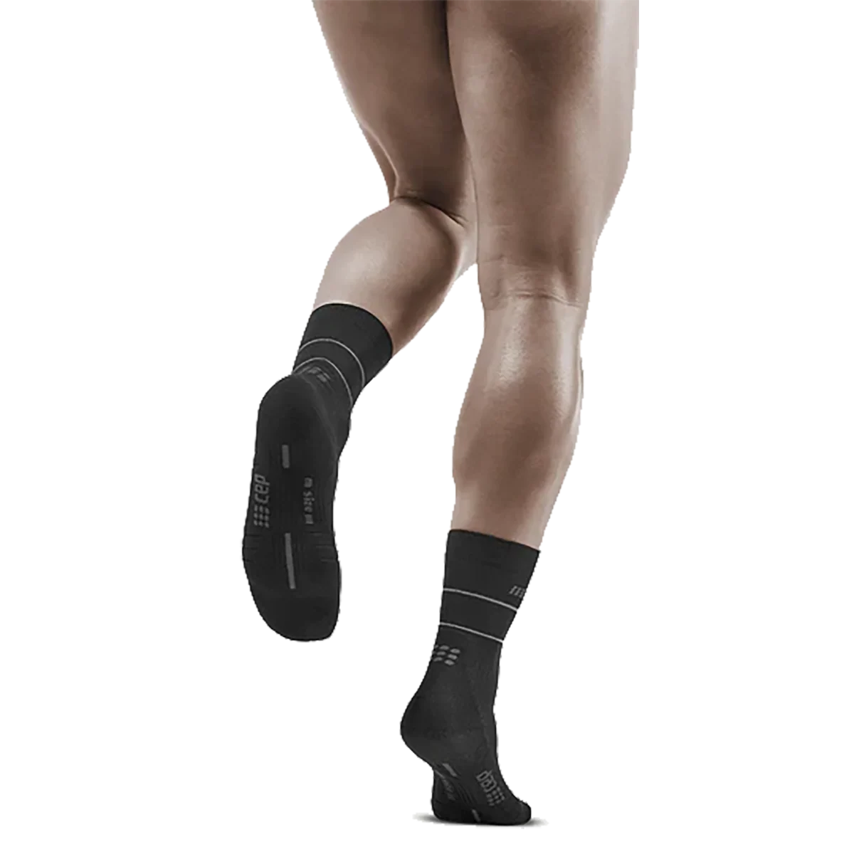 CEP Reflective Compression Mid-Cut Socks