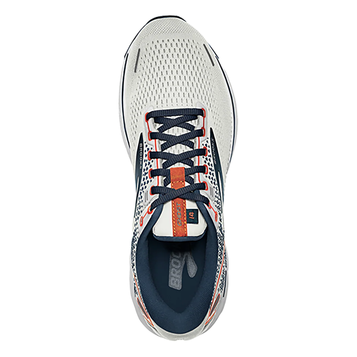 Brooks Ghost 14 - Grey - Titan - Tomato
