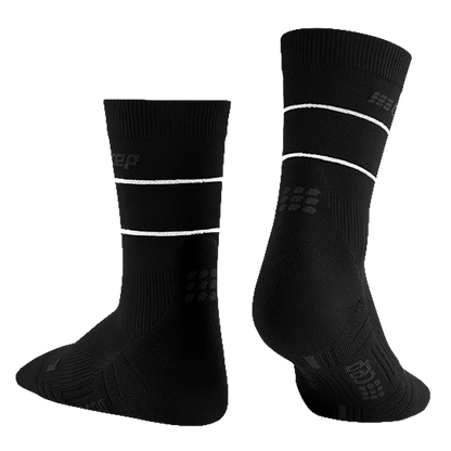 CEP Reflective Compression Mid-Cut Socks