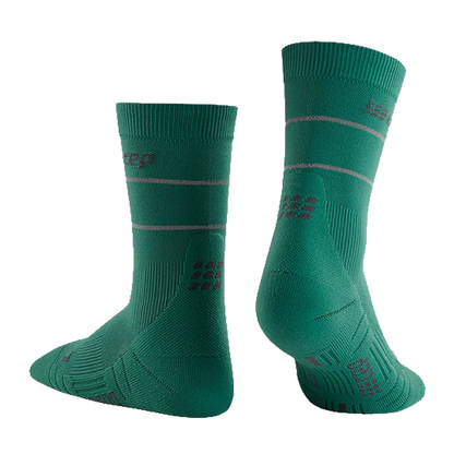 CEP Reflective Compression Mid-Cut Socks