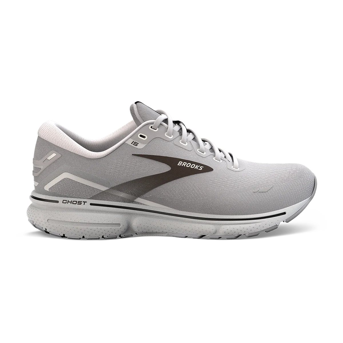 Brooks Ghost 15 - Alloy - Oyster - Black
